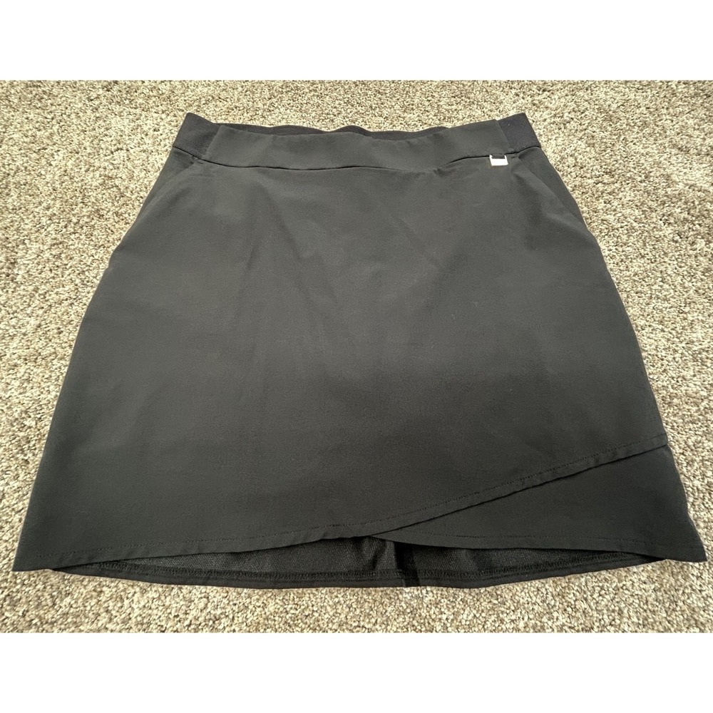 Greg Norman Women's Skirt Built In Shorts Tennis Golf Pickleball Black Medium